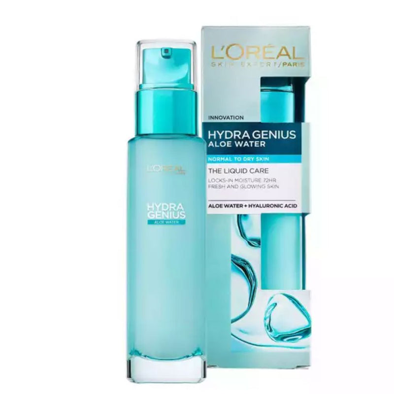 مرطب هايدرا جينياس بماء الصبار وحمض الهيالورونيك 70 مل من لوريال باريس | L'Oréal Paris Hydra Genius Aloe Water and Hyaluronic Acid 70 ml
