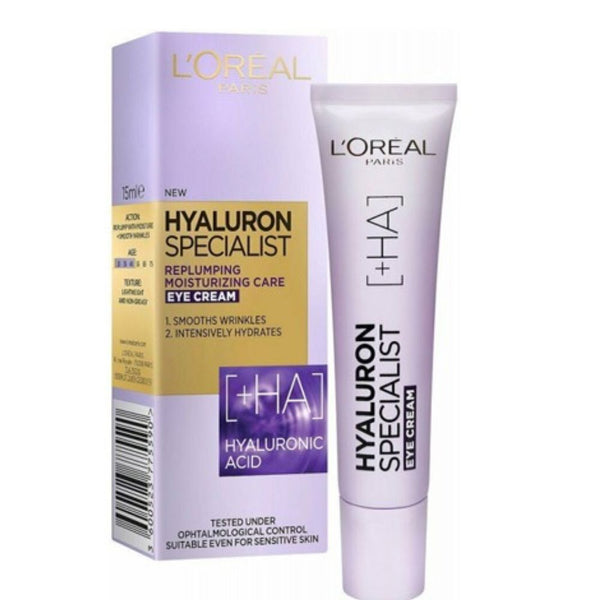 كريم العين هيالورون +HA من لوريال باريس | L'Oréal Paris Hyaluron Specialist +HA Eye Cream