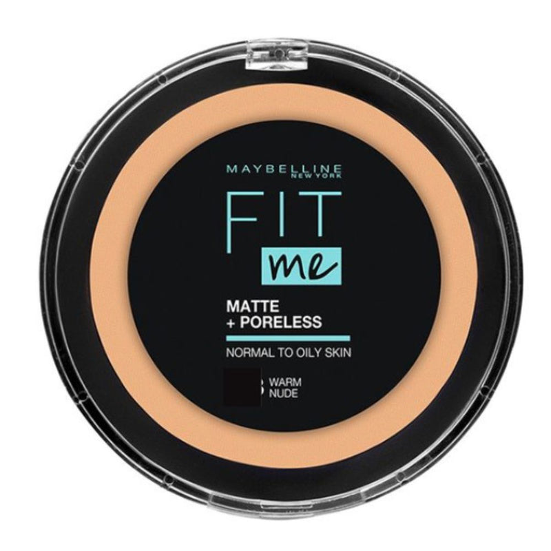 باودر فيت مي مات + بورليس - بورسلين 110 من ميبلين | Maybelline FIT Me Matte + Poreless Powder 110 Porcelain