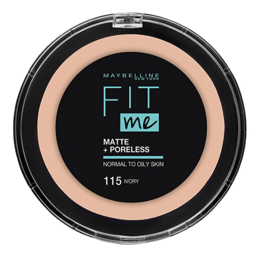 Boder Fit Mi Matt + Borlis - Evory 115 from Mublin Maybelline Fit Me Matte + Powder Powder 115 IVory