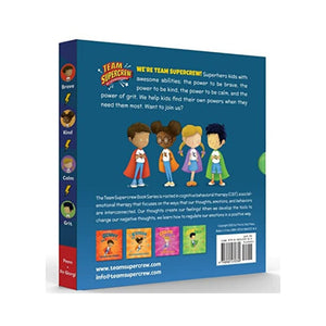 ساعد الأطفال في التغلب على (الغضب الخوف) Team Supercrew - Emotions and Powers - 4 Book Box Set (books 1-4): Help kids through big emotions (anger, fear, frustration, sadness). Discover the power to be brave, be kind, be calm, and have grit!