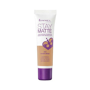 كريم أساس ريميل ستاي مات Rimmel Stay Matte Foundation, Warm Beige, 1 Fluid Ounce