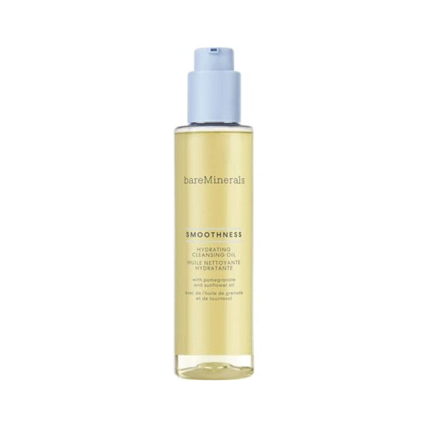 منظف الزيت المرطب للنعومة من بار مينيرالز bareMinerals Smoothness Hydrating Oil Cleanser, Gentle Cleansing Oil for Face, Waterproof Makeup Remover, Non-Comedogenic, Vegan