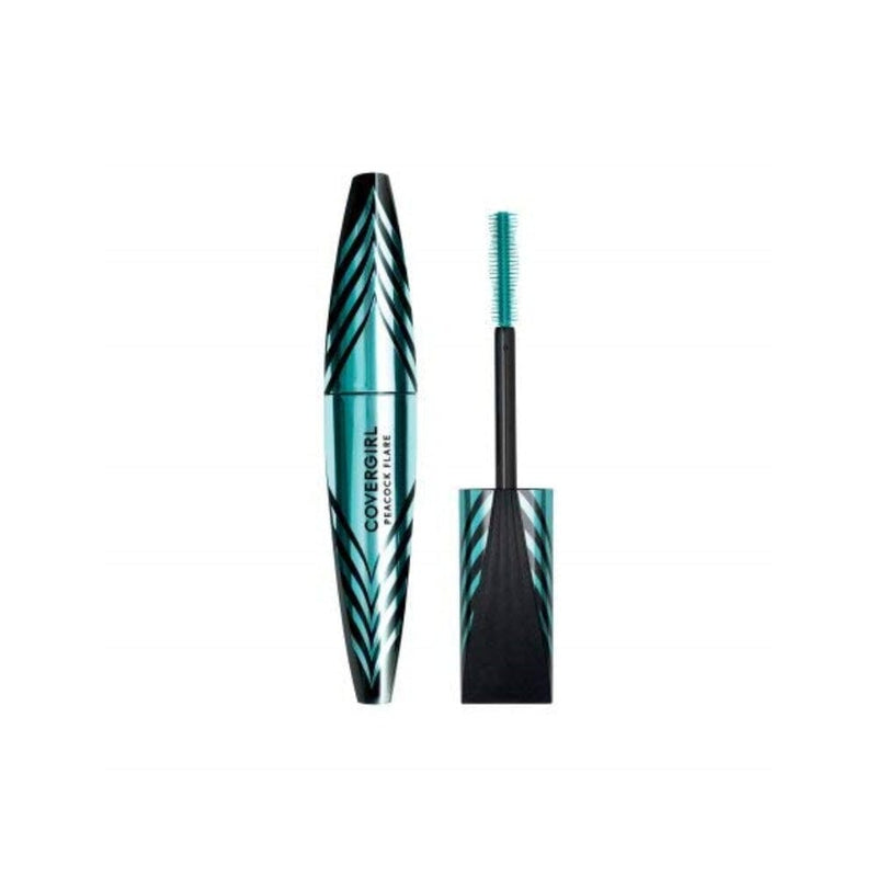 ماسكارا بيكوك فلير من كوفرجيرل - مقاومة للماء COVERGIRL Peacock Flare Mascara - Waterproof, Extreme Black, 0.3 fl oz (9 ml) (Pack of 2)