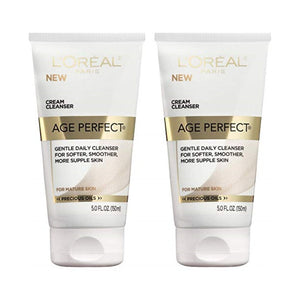 منظف كريم ايج بيرفكت من لوريال باريس L'Oreal Paris Age Perfect Cream Cleanser, 2 count