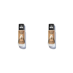 كريم أساس غير لامع سكين بيرفكتينج كومفورت من ألماي Almay Skin Perfecting Comfort Matte Foundation, Hypoallergenic, Cruelty Free, Fragrance-Free, Dermatologist Tested Liquid Makeup, Warm Cashew, 1 Fluid Ounce (Pack of 2)