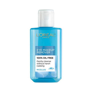 مزيل مكياج العيون من لوريال باريس سكين كير درمو إكسبرتايز خالٍ من الزيت L'Oreal Paris Skincare Dermo-Expertise Oil-Free Eye Makeup Remover, Gentle Eye Makeup Remover, 4 fl. oz.