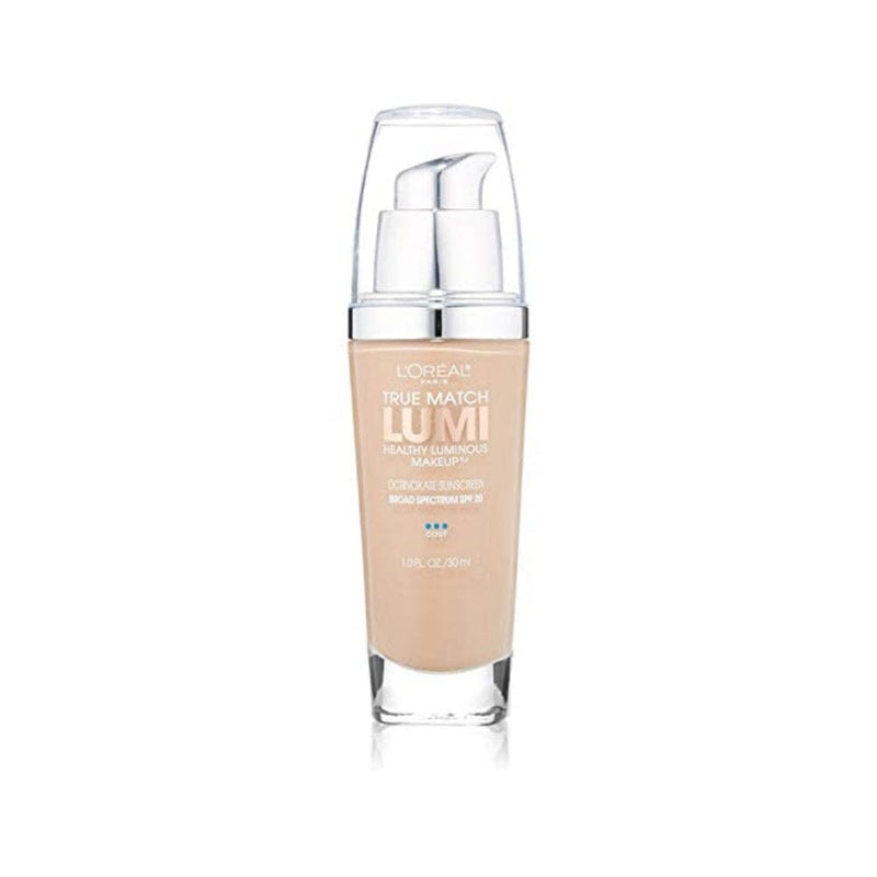 مكياج لوريال ترو ماتش لومي هيلثي منير كريمي طبيعي L'Oreal True Match Lumi Healthy Luminous Makeup, Creamy Natural [C3], 1.0 oz (Pack of 2)