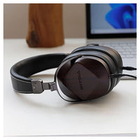 سماعة أذن ديناميكية سلكية خشبية من سيفجا أوريول زبرانو (أسود) SIVGA Oriole Zebrano Wooden Closed Back Wired Dynamic Headphone (Black)