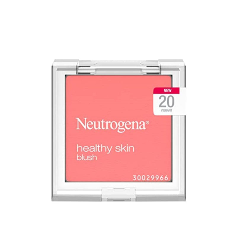 لوحة مكياج بودرة أحمر الخدود الصحية من نيوتروجينا Neutrogena Healthy Skin Powder Blush Makeup Palette, Illuminating Pigmented Blush with Vitamin C and Botanical Conditioners for Blendable, Buildable Application, 20 Vibrant, 19 oz