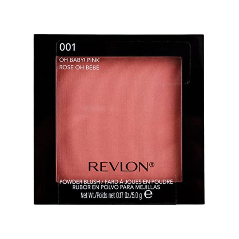 ريفلون بودرة أحمر خدود مع فرشاة أوه بيبي بينك عبوة من قطعتين Revlon Powder Blush44; With Brush44; Oh Baby Pink 00144; Pack Of 2