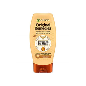 بلسم غارنييه أوريجينال ريميديز بالعسل الكنوز للشعر الجاف أو التالف الهش - 250 مل Garnier Original Remedies Honey Treasures Reconstituent Conditioner for Dry or Damaged Hair, Brittle - 250 ml