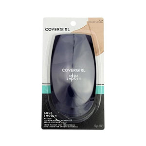 كريم أساس مضغوط أكوا سموث CoverGirl Smoothers AquaSmooth Compact Foundation, Creamy Natural [720] 0.40 oz (Pack of 4)