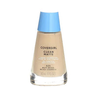 كريم أساس سائل نظيف غير لامع من كوفرجيرل COVERGIRL Clean Matte Liquid Foundation, Buff Beige, 1 Fl Oz (Pack of 4)4