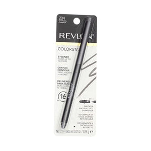 ريفلون كولور ستاي قلم تحديد العيون بالفحم [204] (عبوة من 3 قطع) Revlon ColorStay Eyeliner Pencil, Charcoal [204], 0.01 oz (Pack of 3)