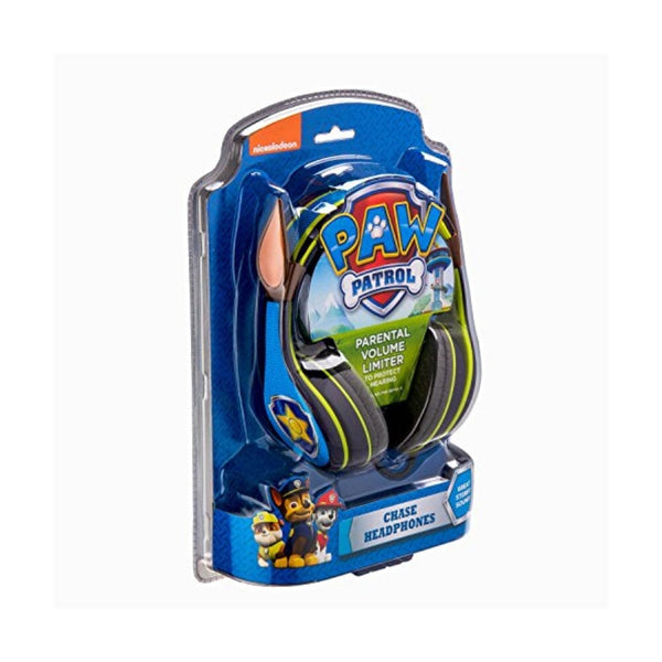 سماعات باو باترول للأطفال مع ميزة تحديد حجم الصوت للاستماع الآمن للأطفال Paw Patrol Chase Headphones for Kids with Built in Volume Limiting Feature for Kid Friendly Safe Listening