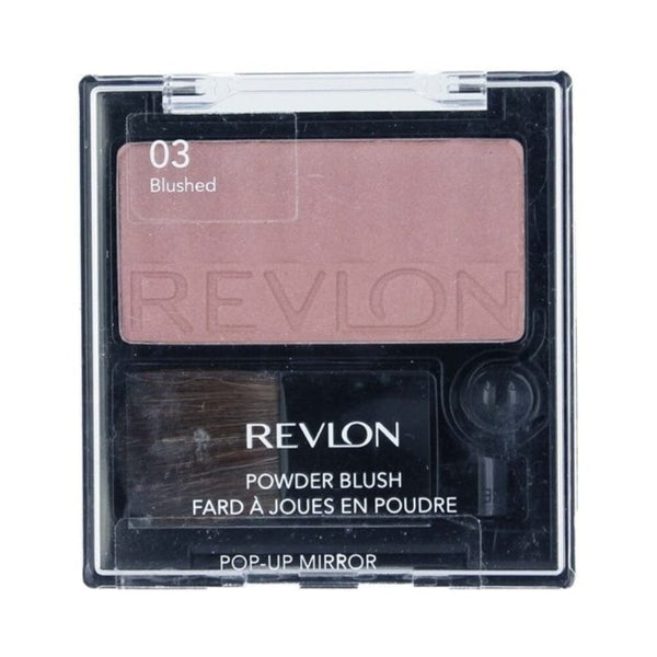 ريفلون بودرة أحمر خدود مع أحمر خدود مرآة منبثقة للنساء Revlon Powder Blush with Pop-Up Mirror Blushed Women Blush, 0.18 Ounce