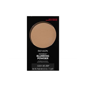 بودرة وجه من ريفلون فوتو ريدي مكياج للوجه طويل الأمد Face Powder by Revlon, PhotoReady Blurring Face Makeup, Longwear Medium- Full Coverage with Flawless Finish, Shine & Oil Free-Fragrance Free, 020 Light Medium, 0.30 Oz