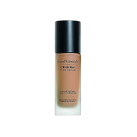 كريم أساس سائل طبيعي مشع ومصل نقي من بار مينيرالز بمعامل حماية من الشمس bareMinerals Original Pure Serum Radiant Natural Liquid Foundation SPF 20, Vegan