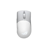 ماوس ألعاب لاسلكي اتصال ثلاثي الأوضاع Asus ROG Keris Wireless AimPoint Gaming Mouse, Tri-mode connectivity (2.4GHz RF, Bluetooth, Wired), 36000 DPI sensor, 5 programmable buttons, ROG SpeedNova, Replaceable switches, Paracord cable, White