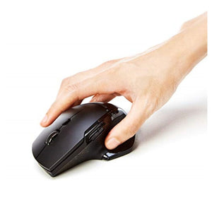 ماوس كمبيوتر لاسلكي مريح بالحجم الكامل مع تمرير سريع Amazon Basics Full-Size Ergonomic Wireless PC Mouse with Fast Scrolling