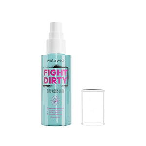 بخاخ تثبيت وإزالة السموم من ويت إن وايلد فايت للبشرة الدهنية المعرضة لحب الشباب Wet n Wild Fight Dirty Detox Setting Spray for Oily Acne Prone Skin, Tea Tree Extract, Chamomile, Collagen, Combats Acne, Blemishes, Antioxidants