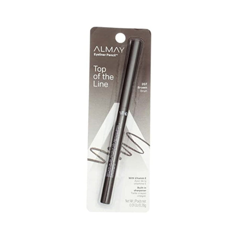 قلم تحديد العيون من ألماي بني [207] 0.01 أونصة (عبوة من 6 قطع) ALMAY Eyeliner Pencil, Brown [207], 0.01 oz ( Pack of 6)