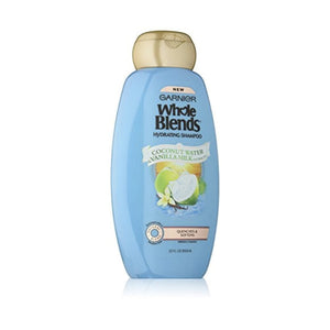 شامبو بخلاصة ماء جوز الهند وحليب الفانيليا Garnier Whole Blends Shampoo with Coconut Water & Vanilla Milk Extracts, 22 fl. oz.