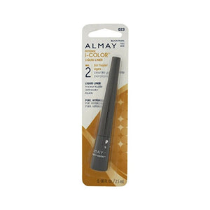 قلم تحديد سائل مكثف آي كولور من ألماي Almay Intense i-Color Liquid Liner, Black Pearl [023], 0.8 oz (Pack of 2)