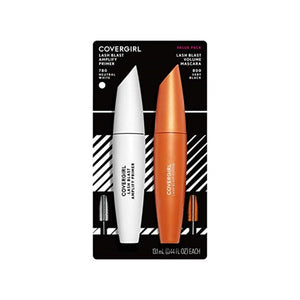 كوفرجيرل - ماسكارا فوليوم ولاش بلاست تضخيم برايمر الرموش Covergirl LashBlast Volume Mascara and Lash Blast Amplify Eyelash Primer, Very Black, Value Pack