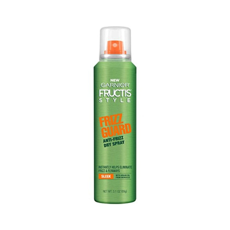 سبراي فركتيس ستايل للعناية بالشعر ضد التجعد من غارنييه (عبوة من 3 قطع) Garnier Hair Care Fructis Style Frizz Guard Anti-Frizz Dry Spray, 3.1 Ounce (Pack of 3)