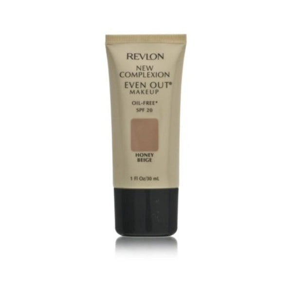 ريفلون نيو كومبشن ايفين اوت مكياج عسلي بيج 1 اونصة Revlon New Complexion Even Out Makeup Honey Beige 1 oz