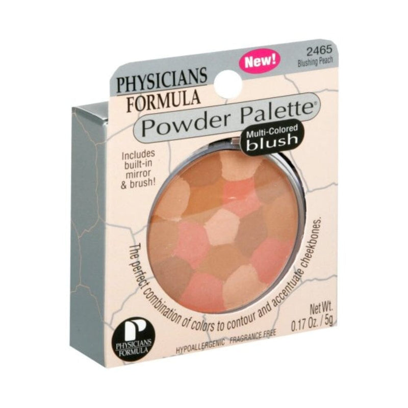 مجموعة بودرة الأطباء فورمولا من أحمر الخدود متعدد الألوان - 2 لكل علبة Physicians Formula Powder Palette Blushing Peach Multi Colored Blush -- 2 per case.