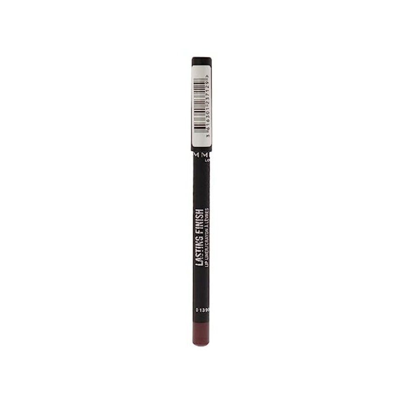 قلم تحديد الشفاه الناعم الذي يدوم 8 ساعات من ريميل - Rimmel Lasting Finish 8HR Soft Lip Liner Pencil - Vibrant, Blendable Formula to Lock Lipstick in Place for 8 Hours - 880 Wine, .04oz