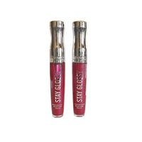 مجموعة من 2 ملمع شفاه ريميل ستاي جلوسي Pack of 2 Rimmel Stay Glossy 6HR Lip Gloss, Berry Bad # 400