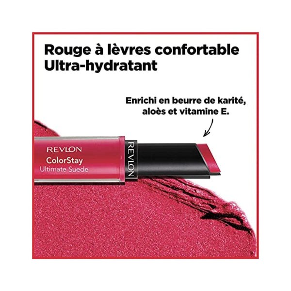ريفلون كولورستاي التيميت سويدي أحمر شفاه 2.55 جرام - 097 ديزاينر Revlon Colorstay Ultimate Suede Lipstick 2.55g - 097 Designer