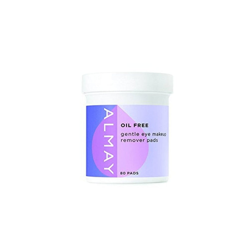 ضمادات مزيل مكياج العيون الخالية من الزيوت من ألماي Almay Oil Free Eye Makeup Remover Pads, 80 Count