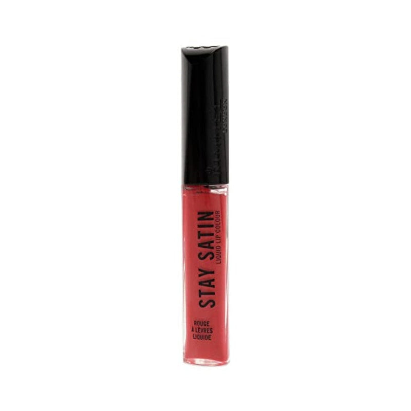 أحمر شفاه سائل ستاي ساتين من ريميل لندن - أحمر شفاه شرونشي للنساء 0.21 أونصة Rimmel London Stay Satin Liquid Lip Color - Schrunchie Lipstick Women 0.21 oz