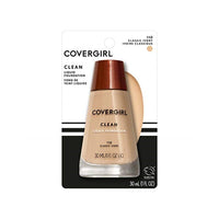 كريم أساس سائل كوفرجيرل كلين - 110 للنساء - كريم أساس Covergirl Clean Liquid Foundation - 110 By for Women - Foundation, Classic Ivory, 0.25 Ounce