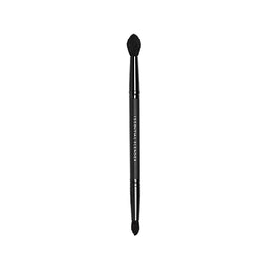 فرشاة ظلال العيون الأساسية ذات الطرفين من بار مينيرالز bareMinerals Essential Blender Dual-Ended Eye Brush, Tapered Edge Eyeshadow Brush to Blend, Pointed End to Diffuse Edges, Synthetic Fibers, Vegan