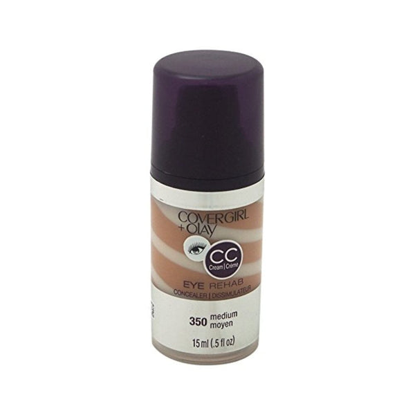 كوفرجيرل + كونسيلر أولاي آي ريهاب COVERGIRL + Olay Eye Rehab Concealer Medium 350, .5 oz (packaging may vary)