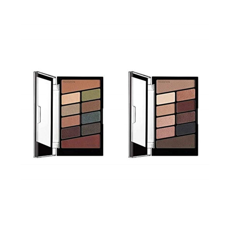 مجموعة ظلال العيون كلر أيكون من ويت إن وايلد wet n wild Color Icon Eyeshadow 10 Pan Palette Comfort Zone, 0.3 ounce with Color Icon Eyeshadow 10 Pan Palette, Nude Awakening