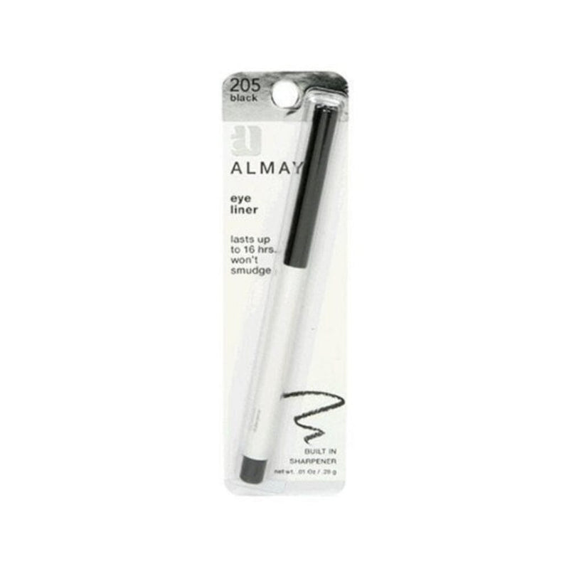 قلم تحديد العيون من ألماي Almay Eyeliner Pencil, Black [205], 0.01 oz (Pack of 2)