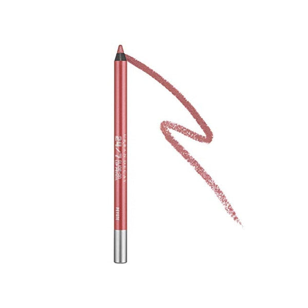 قلم شفاه انزلاقي 24/7 من أوربان ديكاي URBAN DECAY 24/7 Glide-On Lip Pencil - Waterproof & Longwearing Lip Liner - Smooth, Creamy & Moisturizing Formula with Vitamin E - Prevents Lipstick from Feathering – Peyote (Metallic Mauve), 0.04 oz