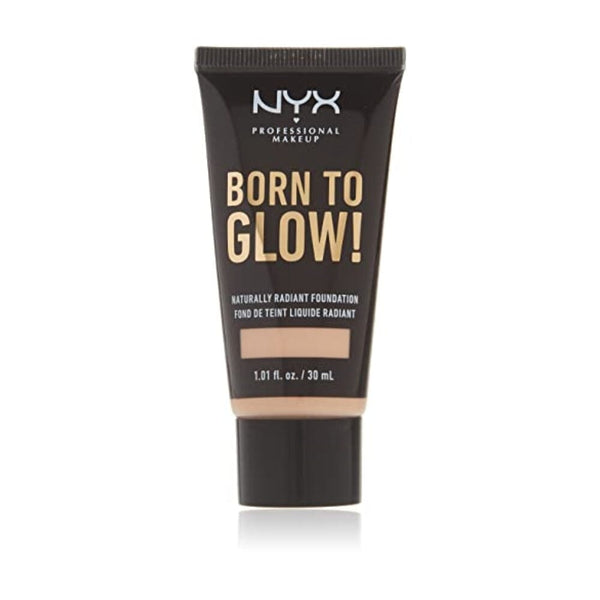 مكياج احترافي ولد لتوهج كريم أساس مشع طبيعيًا - فاتح (مع درجة تحتية حيادية) NYX PROFESSIONAL MAKEUP Born To Glow Naturally Radiant Foundation - Light (With Neutral Undertone)