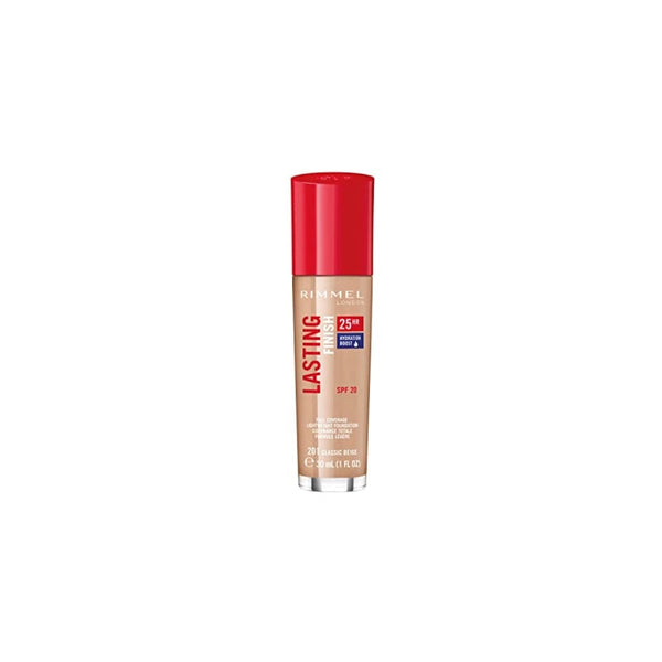 كريم أساس لاستنج فينيش 25 ساعة من ريميل Rimmel Lasting Finish 25HR Foundation, 201 Classic Beige