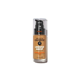 ريفلون كولورستاي كريم أساس SPF 15 مكياج للبشرة المختلطة / الدهنية Revlon Colorstay SPF 15 Makeup Foundation for Combination/Oily Skin, Toast, 1 Fl Oz