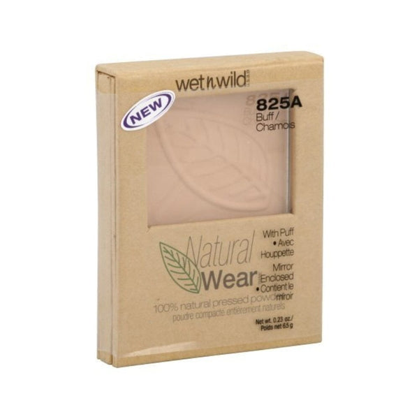 بودرة مضغوطة ناتشورال وير من ويت آند وايلد ناتشورال وير بوف طبيعي 100٪ Wet 'n' Wild Natural Wear Pressed Powder, 100% Natural, Buff 825A