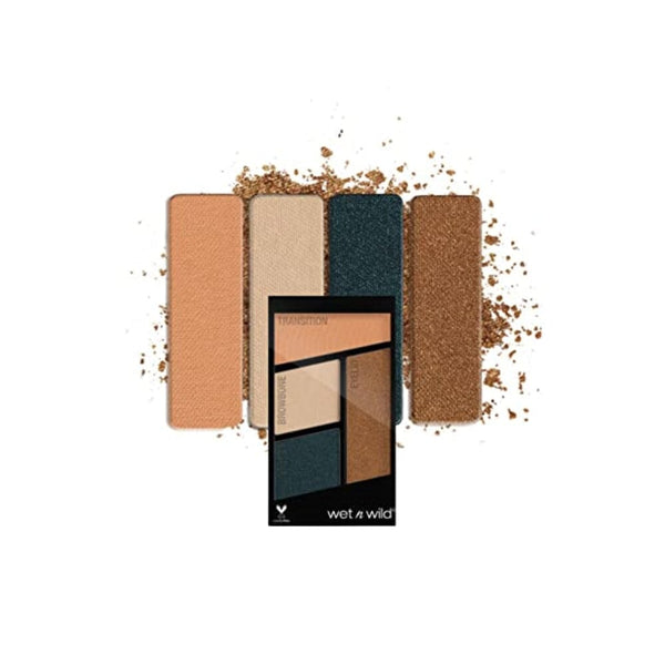 مظلل العيون بلون الأيقونة الرباعي ويت إن وايلد ~ مُعلق على الفينيل Wet N Wild Color Icon Eyeshadow Quad ~ Hooked on Vinyl 343B