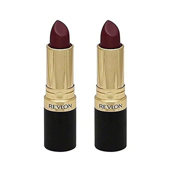 ريفلون سوبر لاستروس بلام فيلور أحمر شفاه - 2 لكل علبة Revlon Super Lustrous Plum Velour Lipstick - 2 per case.